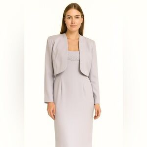 Vintage NWT KAREN MILLER Plus Lilac everything formal maxi gown dress suits 16